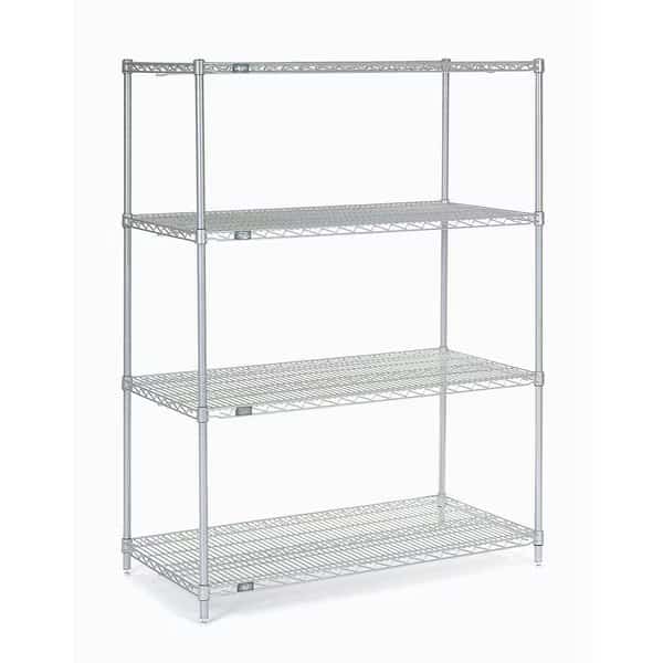 Chrome Wire Shelving, 48W X 36D x 63H