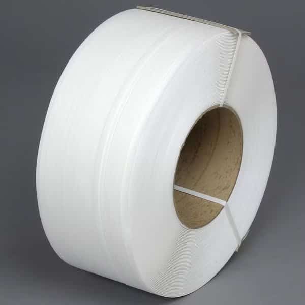 Machine Grade Polypropylene Strapping, 1/2 W x 9900' L, 8 x 8 Core