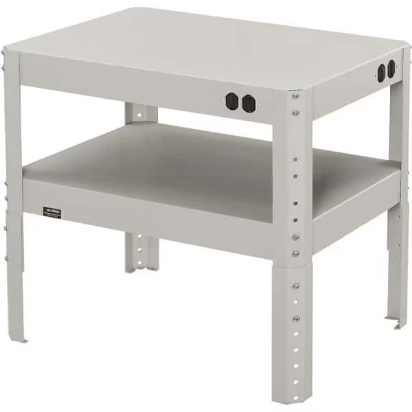 Adjustable Height Shop Stand, 16 Gauge Steel, 24W x 18D x 18 to 24H