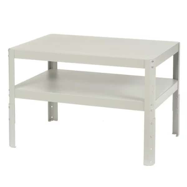 Adjustable Height Shop Stand, 16 Gauge Steel, 36W x 24D x 30 to 36H