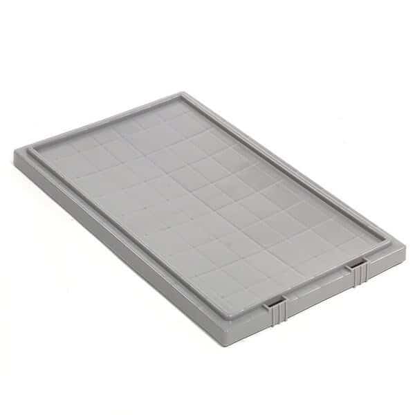 Gray Plastic 19-1/2 in L, 13-1/2 in W, 1 in H
