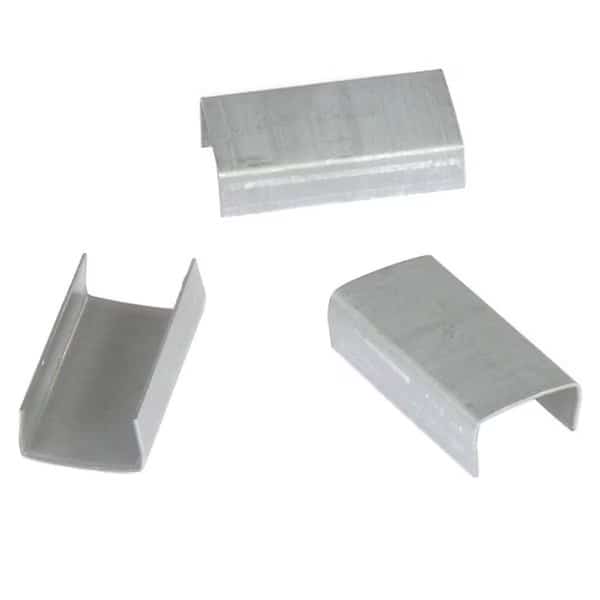Open Steel Strapping Seals, For Use With 1/2 W Steel Strapping Tools, 2500PK
