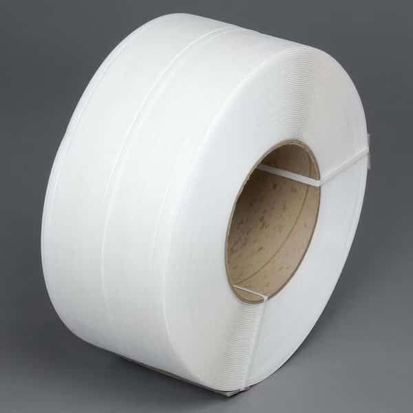 Machine Grade Polypropylene Strapping, 3/8 W x 12900' L, 8 x 8 Core