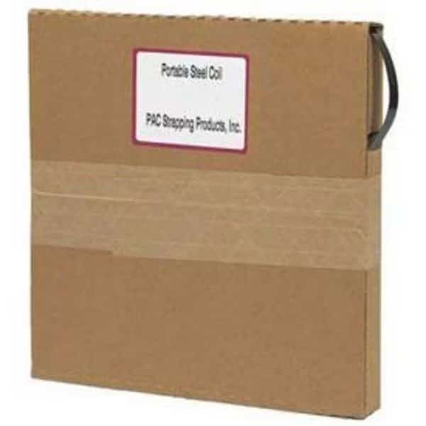 Replacement Steel Strapping Coils in Self Dispensing Carton, 1/2in x .020in x 200'in