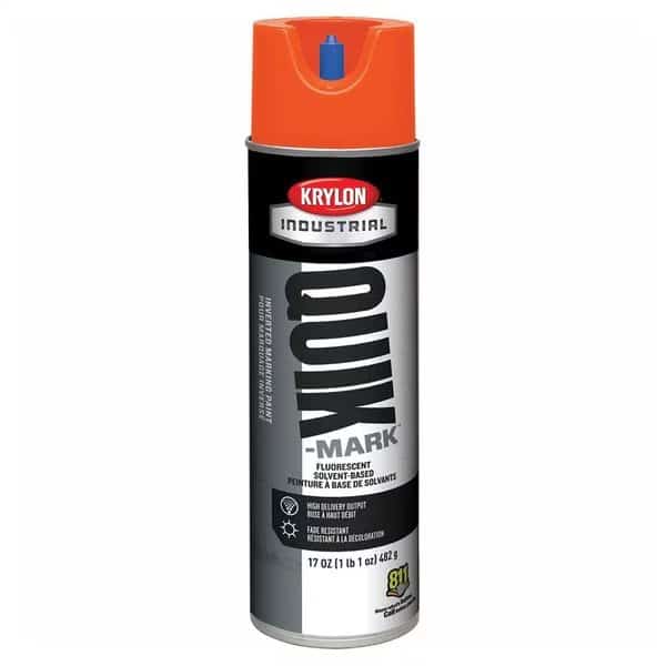 Industrial Quik-Mark Sb Inverted Marking Paint Fluor. Red/Orange