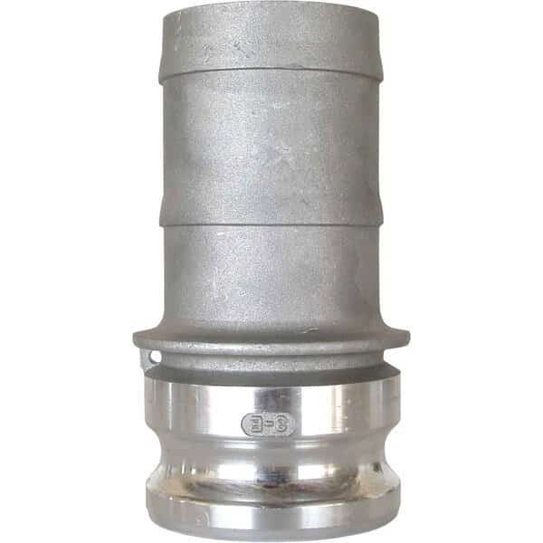 2in Aluminum Camlock Fitting, Male Barb x Male Coupler Thread