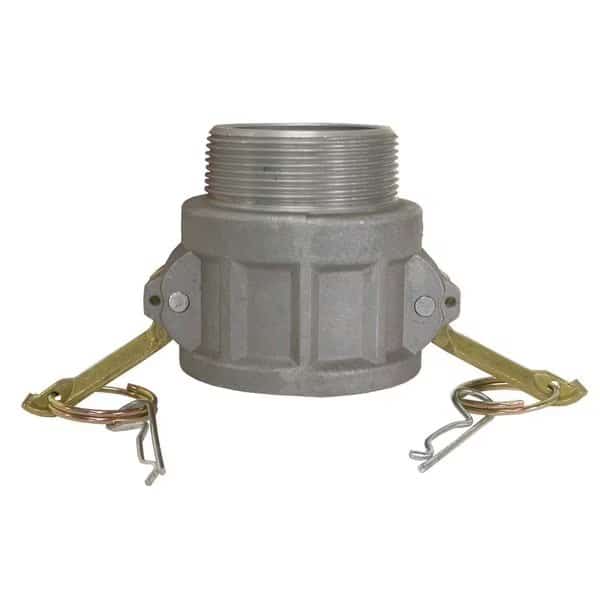 2in Aluminum Camlock Fitting, Female Coupler x MPT Thread