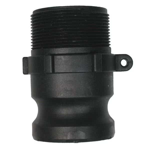 1in Polypropylene Camlock Fitting, Male Coupler x MPT Thread