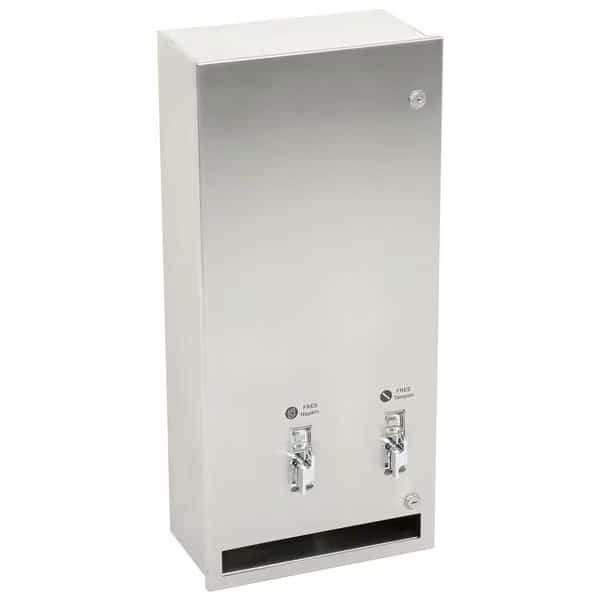 Surface Mounted Tampon and Napkin Dispenser