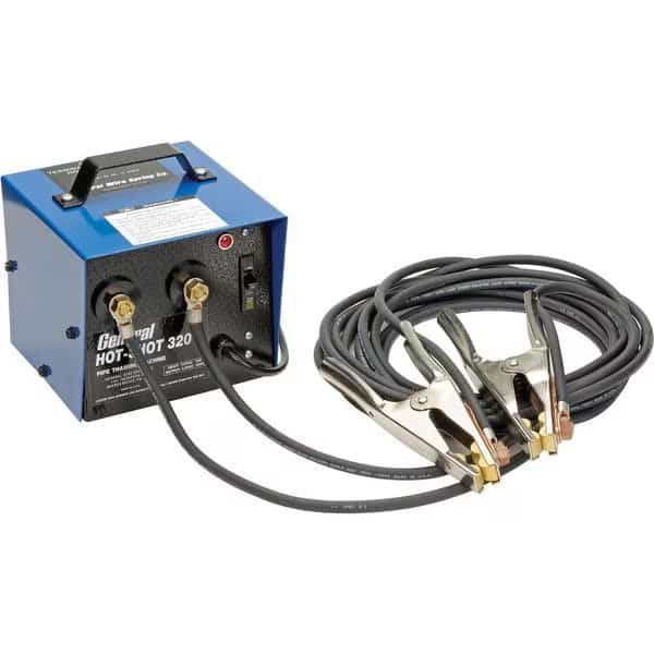 320 AMP Hot-Shot, Pipe Thawing Machine W/ 2 20' No 2 Cables & Clamps