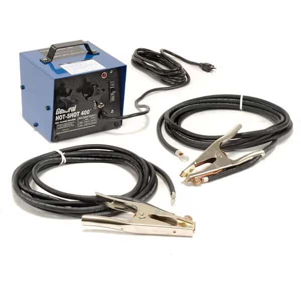300/400 Amp Hot-Shot, Pipe Thawing Machine w/ 2 20' No 1 Cables & Clamps