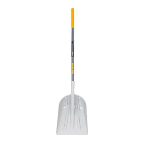 No. 12 Poly Grain Scoop W/Cushion Grip On Hardwood Handle