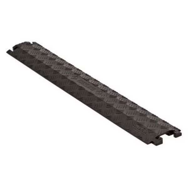 Drop Over Cable Protector 1 CH 5.25W, Fastlane, Black, Checkers, Mfr#: FL1X1.5-B