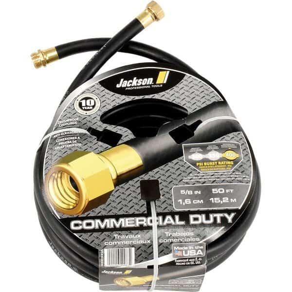 5/8 X 50' Rubber Commercial Garden Hose