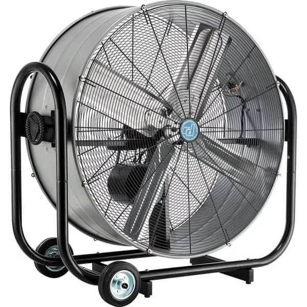 36 Portable Tilt Drum Blower Fan, Belt Drive