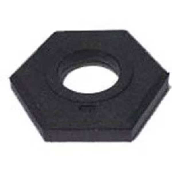 Rubber, 1 in Height, 18 in Length, Black