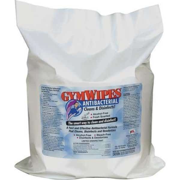 GymWipes Antibacterial Refill, 700 Wipes/Roll