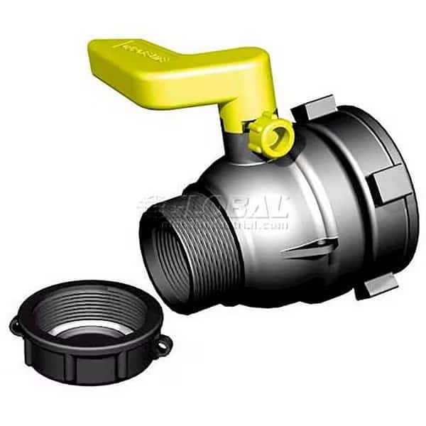S75x6 Female Buttress x 2 Male NPT Pipe Thread IBC Valve