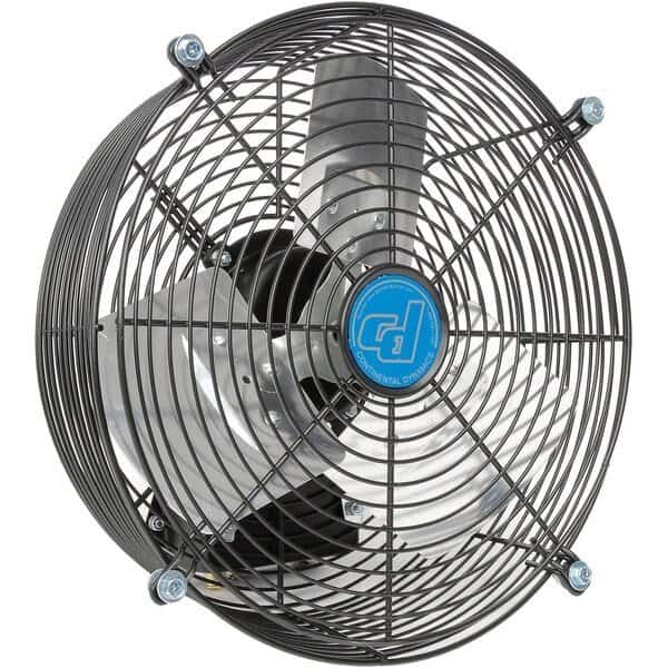 3-Speed Direct Drive Exhaust Fan, 12 Diameter, 120V