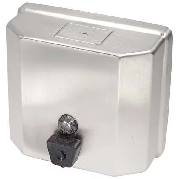 Wall Mount Manual Profile Liquid Soap DispenserStainless, Frost, Mfr#: 711