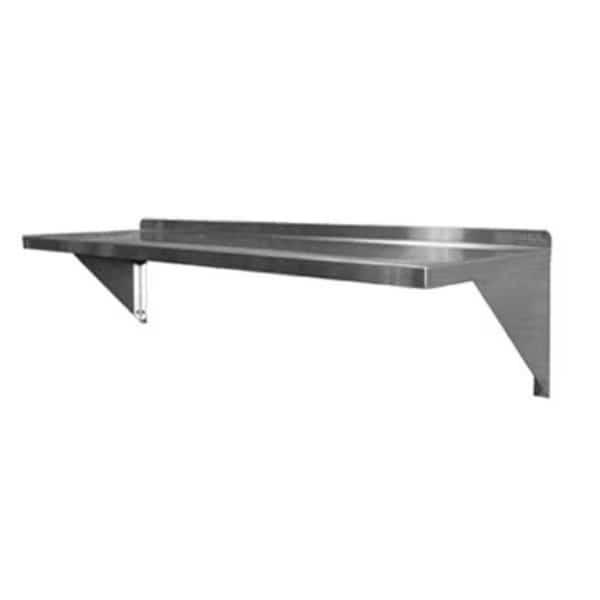 Aluminum Wall Mount Shelf12inW x 12inH x 24inL, Prairie View Industries, Mfr#: WS1224