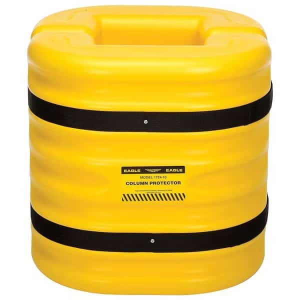 10 Column Opening, 24 High, Yellow, Eagle Column Protector, 1724-10