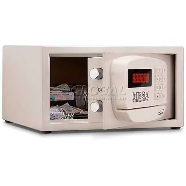 Hotel & Residential Electronic Security Keyed Alike, 15W x 10D x 7H, White