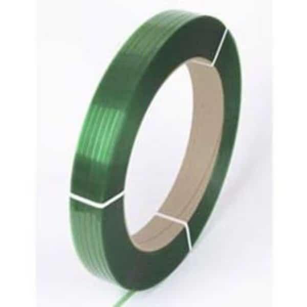 Polyester Strapping, 1/2 x 0.025 x 2900', Green, 16 x 3 Core, Pac Strapping, Mfr#: 4825773G29