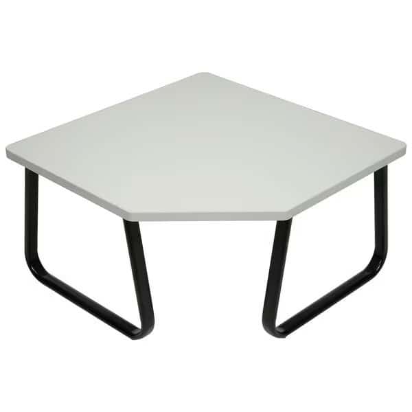 Corner Coffee Table, Gray Top, 30 x 30