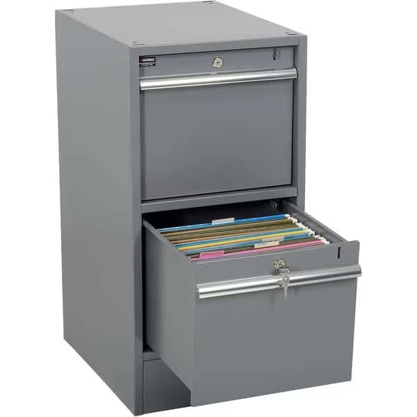 2 Drawer Pedestal with Built in Base