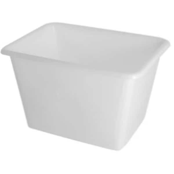 Storage Tub, 36-1/4 in Overall L, 23 in Overall H, 24-1/4 in Overall W, Polyethylene