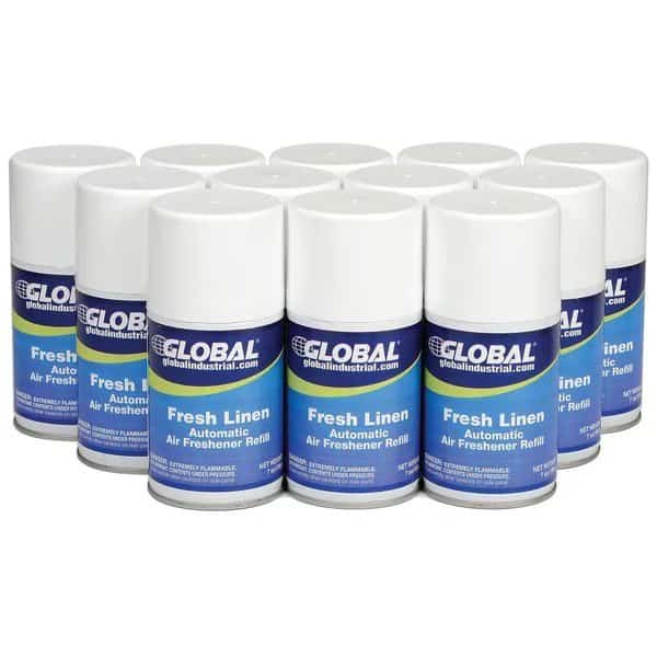 Automatic Air Freshener Refills, Fresh Linen 7 oz. Can, 12PK