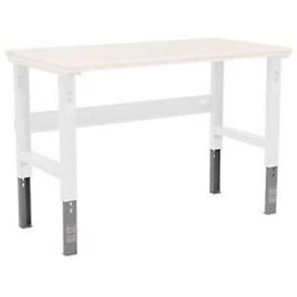 Height Adjustable Leg Extender Kit - 35-1/2 to 43, Gray, 2PK