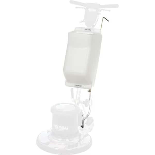 4 Gallon Solution Tank for Floor Machines, External Mount, Plastic