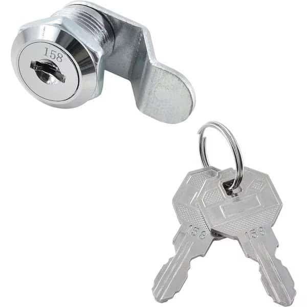 Replacement Lock & Key Set For Inner Door of Narcotics Cabinets Key# 158