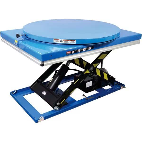 Optional Pallet Carousel For  Power Lift Tables, 40 Dia., 4000 Lb. Capacity