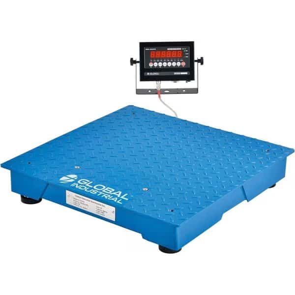 NTEP Pallet Scale With LED Indicator, 2'x2', 5,000 lb x 1 lb