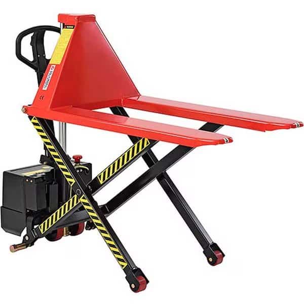 Battery High Lift Skid Truck, 3300 Lb. Capacity, 21 x 44 Forks
