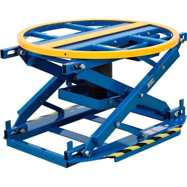 Self-Leveling Airbag Operated Pallet Carousel Skid Positioner