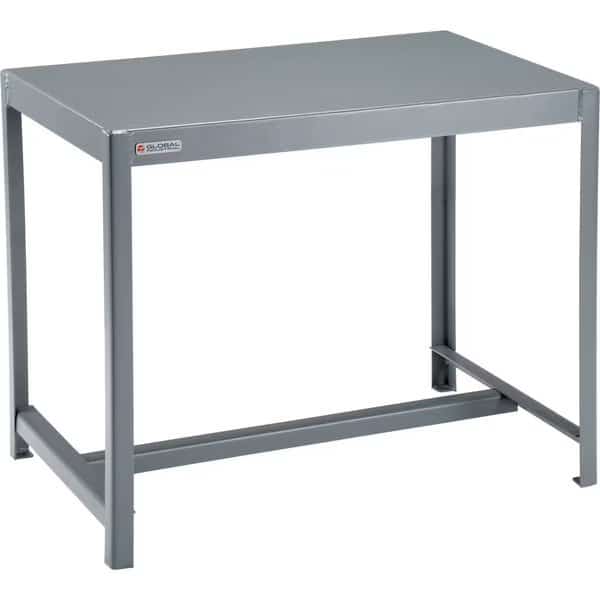 Standard Machine Table, 14 Gauge Welded Top, 36W x 24D x 30H
