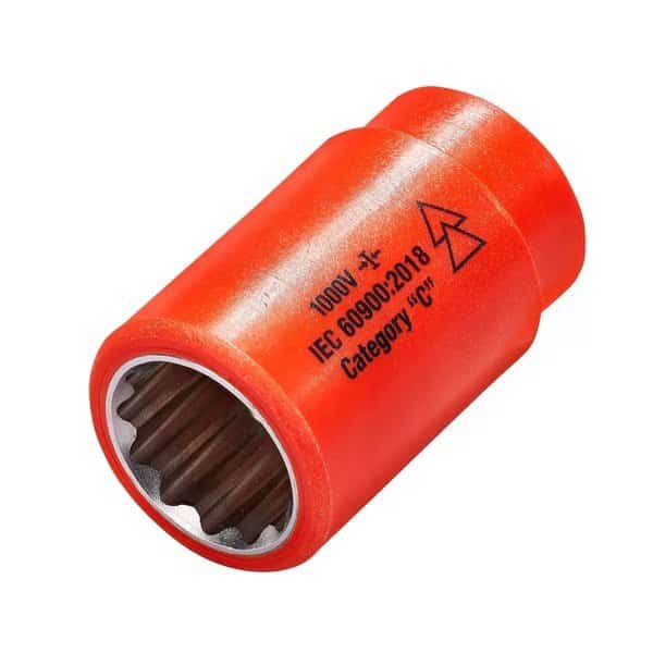 1000v Insulated 1/2 Drive Socket 19mm