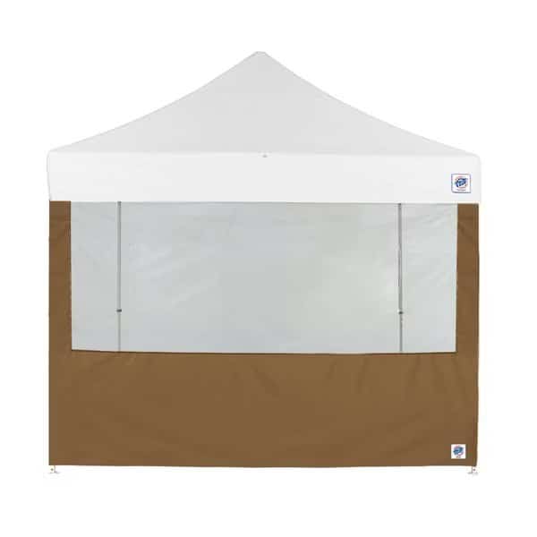 TAA Compliant Food Booth Sidewall, 8' W x 8' H, Coyote Brown
