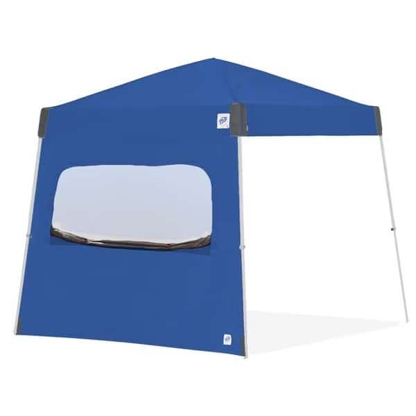 Sidewall, w/ Mesh Window, 12' W x 12' H, Royal Blue, Angled Leg