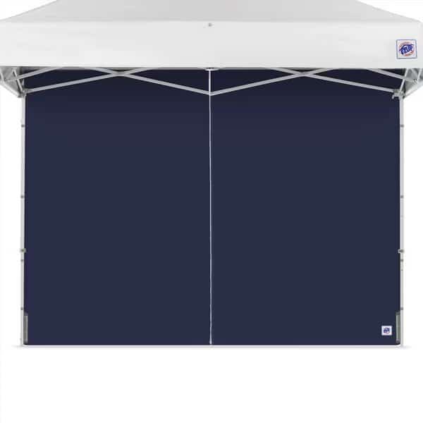 TAA Compliant Middle Zipper Sidewall, 10' W x 10' H, Navy Blue