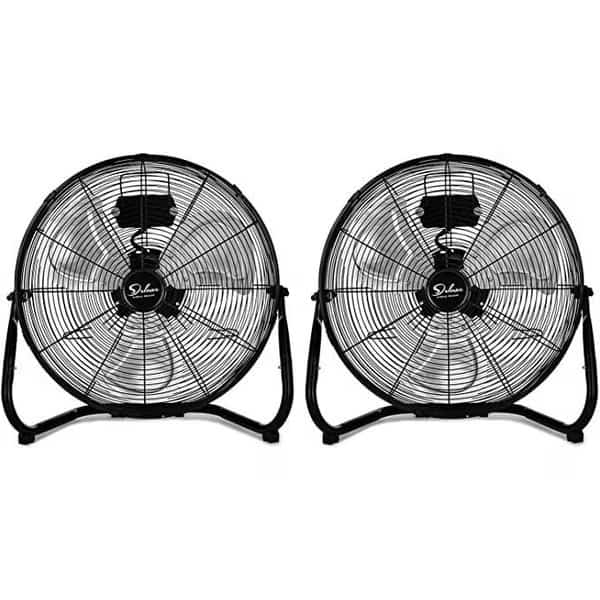 12 inch Floor Fan, 2 Pack, 2PK