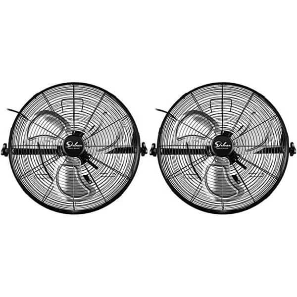 20 inch Wall-Mount Fan， 2- pack