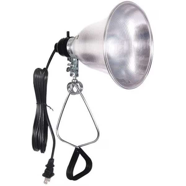 Simple Deluxe Clamp Lamp Light w/ 5.5-Inch Reflector, 60-Watt, UL Listed