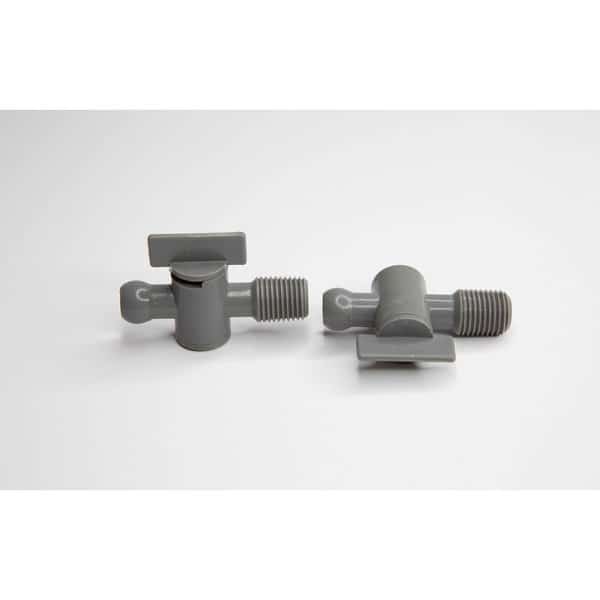 Snap-Loc Systems 1/4 Male Snap-Loc x 1/4 Male BSPT Dark Grey 2