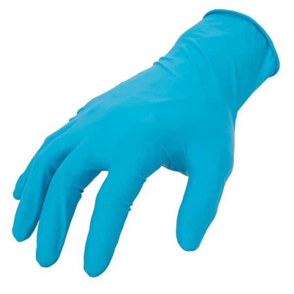 NTG8-03, Disposable Gloves, 8 mil Palm, Nitrile, Powder-Free, XL, Blue