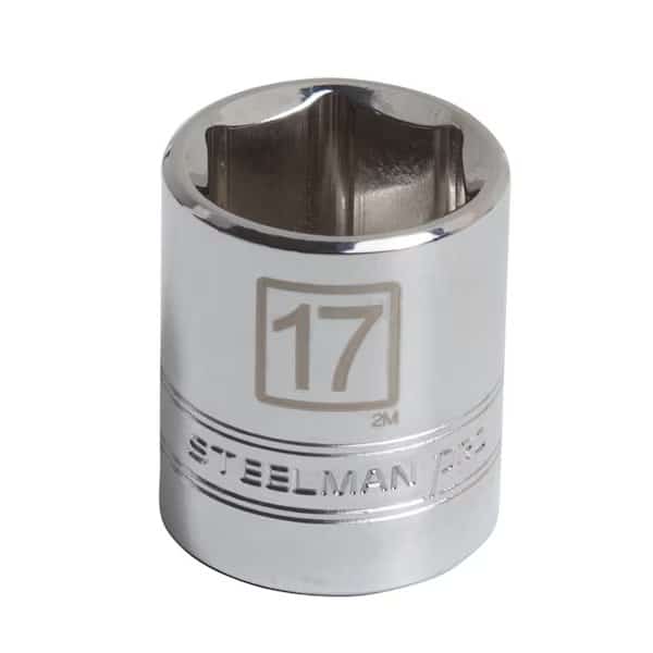 3/8-Inch Drive x 17mm Shallow 6-Point Socket